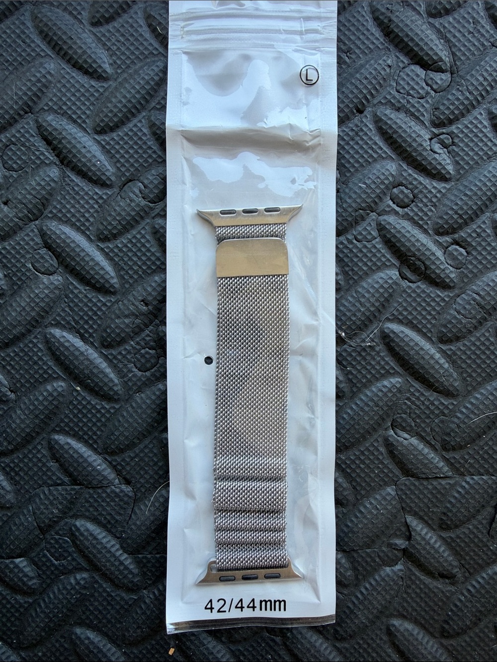 Stainless Steel Milanese Loop Watch Band for 42/44mm - Silver